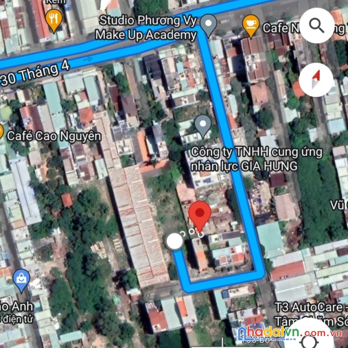 Bán lô đất đường nhựa vỉa hè hẻm 850 đường 30/4 phường 11 tp vũng tàu