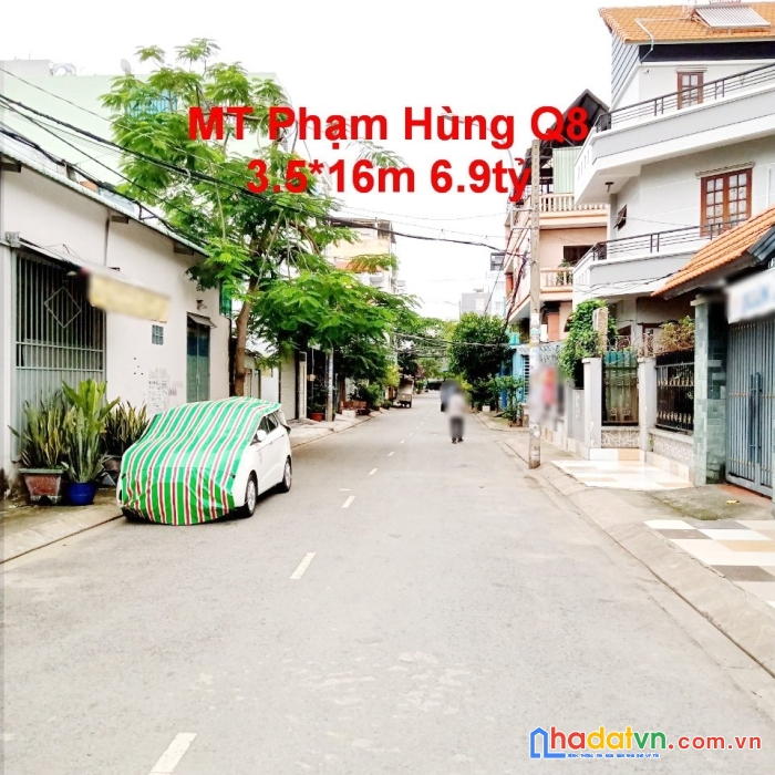Nhà bán mặt tiền đường phạm hùng phường 4 quận 8, giá 6.9 tỷ