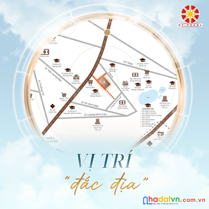 Ht pearl làng đại học 2pn trả trước chỉ 21% hđmb