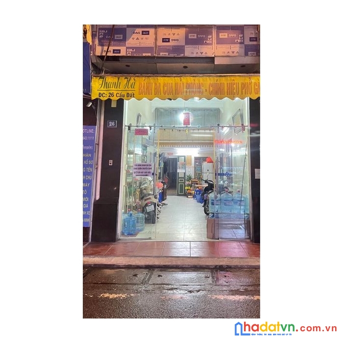 Cho thuê cửa hàng mặt phố 26 cầu đất. phường chương dương.quận hoàn kiếm.hà nội .