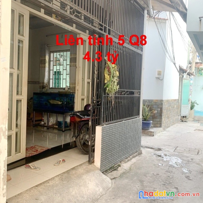 Căn góc đẹp không lộ giới hẻm liên tỉnh 5 p5q8 giá 4tỷ3