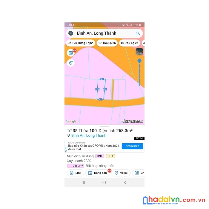 Chính chủ cần bán gấp lô đất mặt tiền đường nhựa vị trí đắc địa tại - huyện long thành - đồng nai