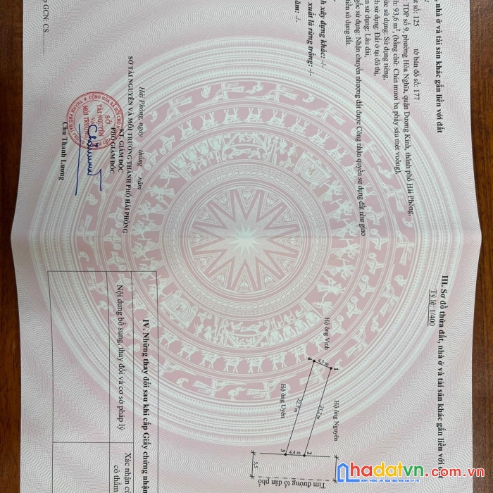 Lô đất đẹp hoàn nghĩa dương kinh hải phòng, nhiều dự án chạy qua, khả năng sinh lời lớn