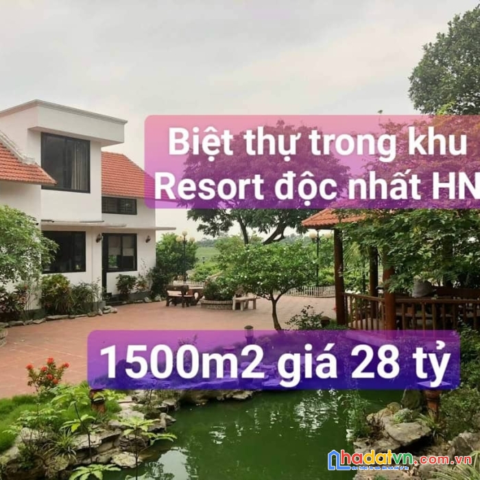 Bán biệt thự 1500m2 ngọc thụy long biên hà nội 0909858789