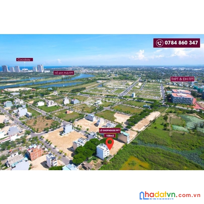 Bán lô 108m2 trên trục chính shophouse