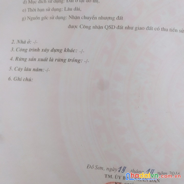 Chỉ 8 triệu/ m2 có ngay 282 m2 đất tuyến 2 đường trung nghĩa, đồ sơn cực tiềm năng.