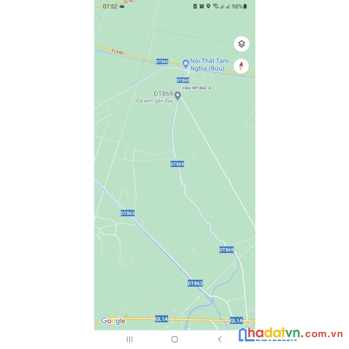 Chính chủ cần bán lô đất ở xã hậu mỹ bắc a, cái bè, tiền giang