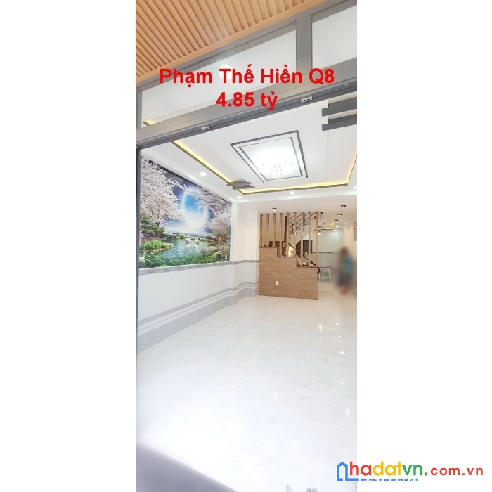 Nhà đẹp phạm thế hiển phường 6 quận 8 giá 4tỷ850