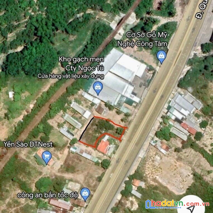 Ngợp ngân hàng cần bán gấp 830m2 có 225m2 đất ở ngang 12m nở hậu 32m mặt tiền quốc lộ 1a, thôn