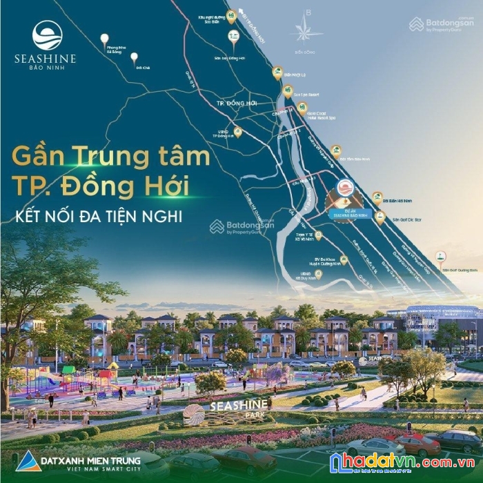 Chỉ từ 2 tỷ sở hữu ngay lô đất biệt thự ven biển hướng đông nam