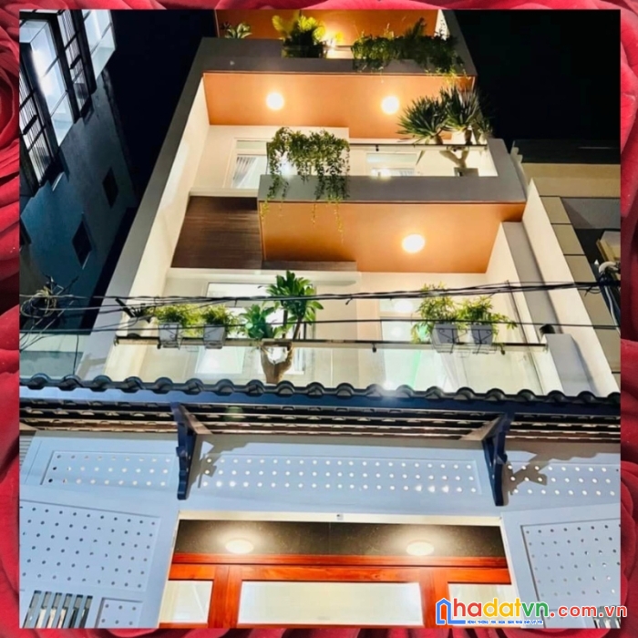 Nhà cực đẹp phan huy ích, phường 12, gò vấp – hxh, 62m2, 4 tầng, tặng nội thất.