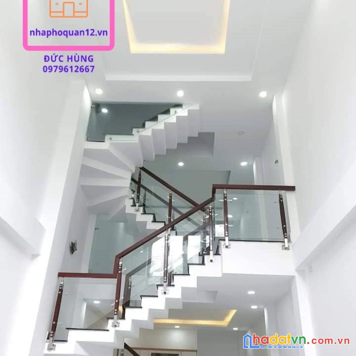 Bán nhà, mặt tiền, thới an, quận 12, diện tích 74m2