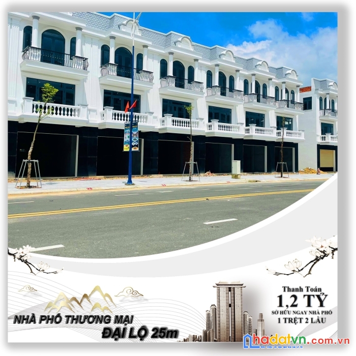 Bán nhà phố thương mại thị trấn lai uyên, bàu bàng, bình dương