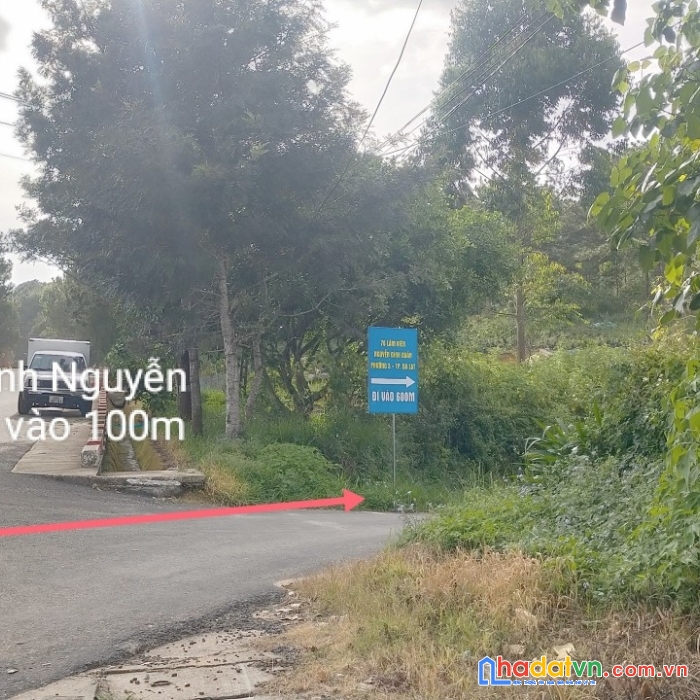 Cần bán gấp đất giá rẻ 800 triệu đường nguyễn đình quân, đà lạt