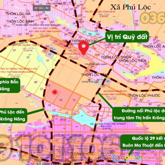 Cần bán gấp lô đất nền đối diện chợ phú lộc krongnang giá cực tốt
