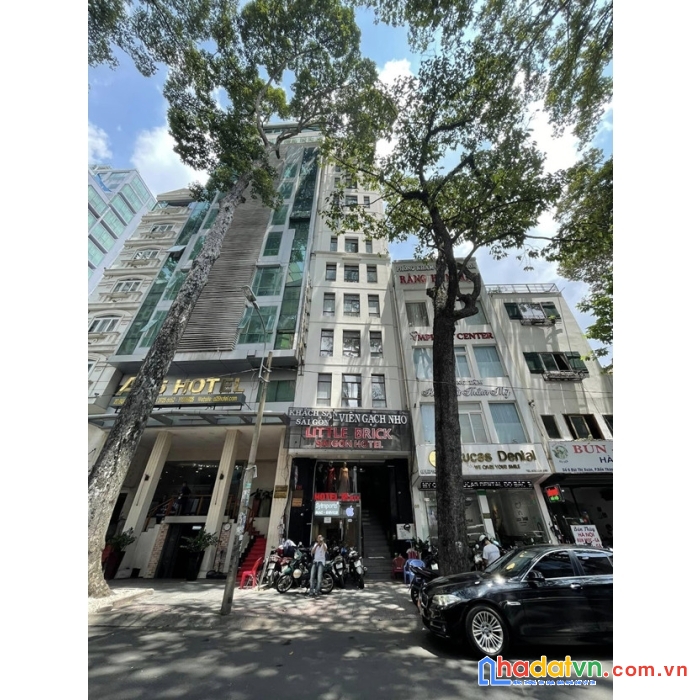 Bán ks 105 tỷ mt bùi thị xuân q1 ngang 5m 44 phòng12 tầng thu nhập 800tr/tháng