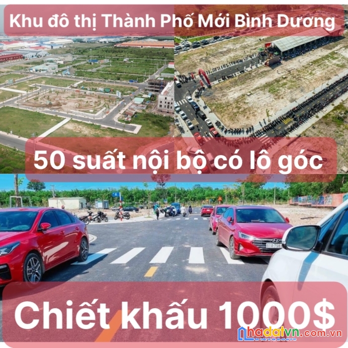 Siêu dự án nằm trên mt dt741, sát bên chợ chánh phú hòa bến cát, chỉ cần 650tr/nền dt 75m2