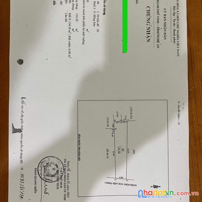 Chính chủ bán nhà vị trí trung tâm tp vinh, nghệ an