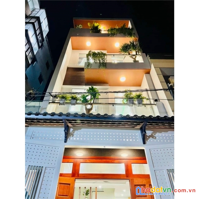 Nhà đẹp hẻm xe hơi phan huy ích p12 gò vấp 4 tầng dtsd185m2 giá rẻ  6.68 tỷ tl
