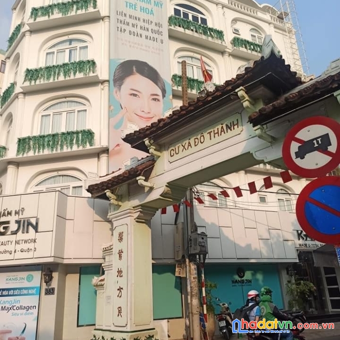 Bán nhà mặt tiền, cư xá đô thành, quận 3, 3 tầng, 103 m2, giá 26 tỷ.