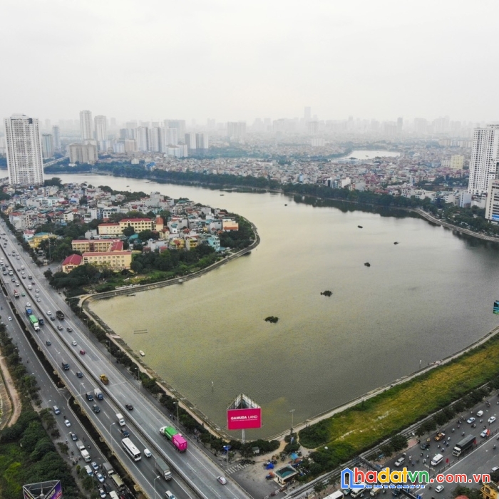 Hiếm + hot bán lô đất vàng hồ linh đàm, 102m2, mt 6,5m, kinh doanh, v phòng, ô tô tránh 13 tỷ