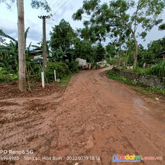 Chính chủ cần bán lô đất tại ngã ba xóm báy, phú cường, tân lạc, hòa bình