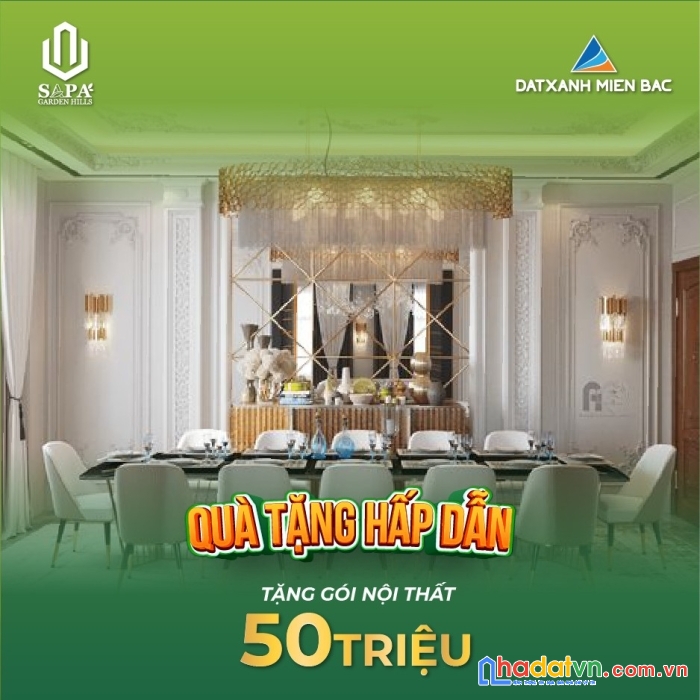 Sở hữu ngay đất nền dự án sapa garden hills lào cai, có sổ đỏ vĩnh viễn