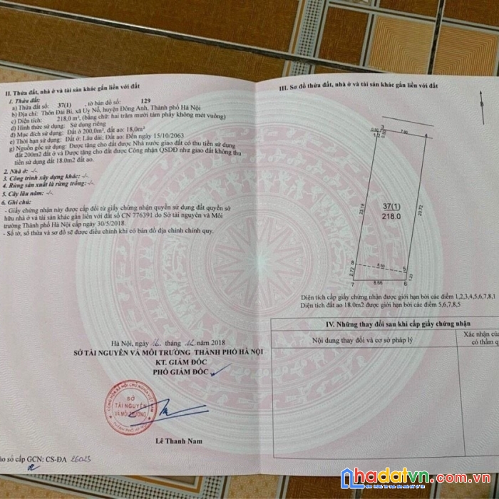 Bán đất đài bi-uy nỗ giá chỉ 5x, đường 8m, mt 8.4m xây nhà hàng thoải mái