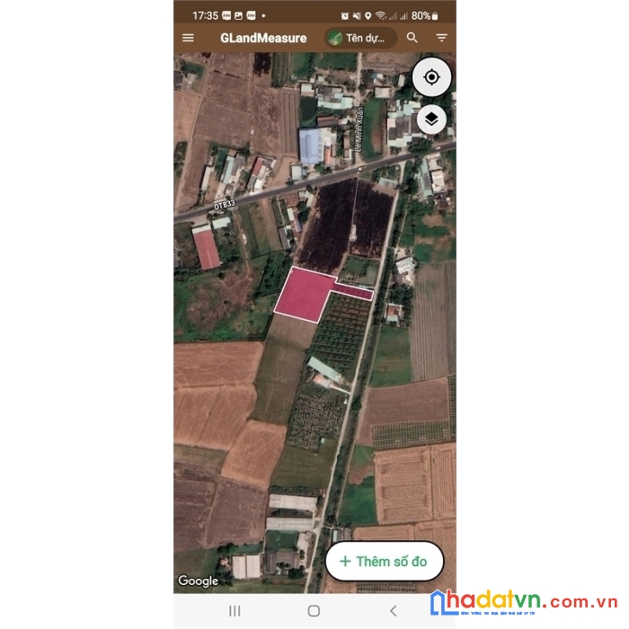 Can bán 2.450 m2 đất nhơn thanh trung tp tan an long an giá 1.25 ty/1.000m2