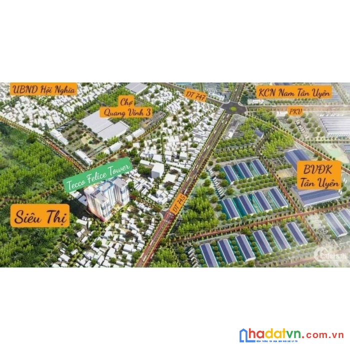 Căn hộ ngay khu cn nam tân uyên mở rộng.