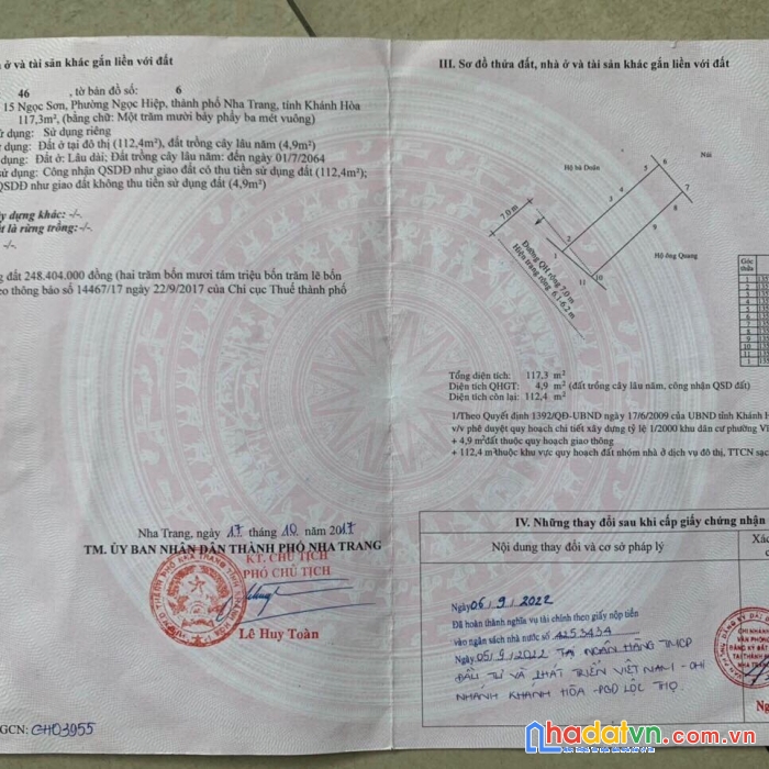Bán đất ngay khu du lịch phù hợp xây biệt thự ngọc hiệp nha trang lh 0985451850 xuân xuyên