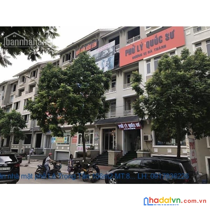 Bán nhà mặt phố lê trọng tấn 156m2 mt:8m giá 24tỷ