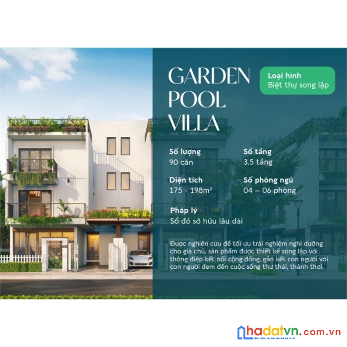 Bt đơn lập mặt biển, rẻ nhất dự án vlasta sầm sơn, 231m2, chỉ 50tr/m2 đất, đã có sổ