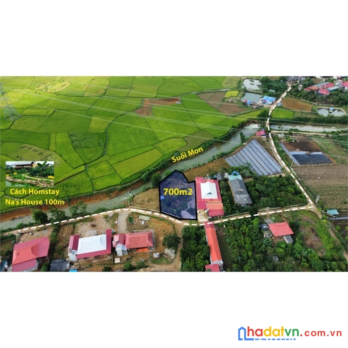 Bán đất bản áng mộc châu, gần rừng thông, mặt tiền 23m, view đẹp