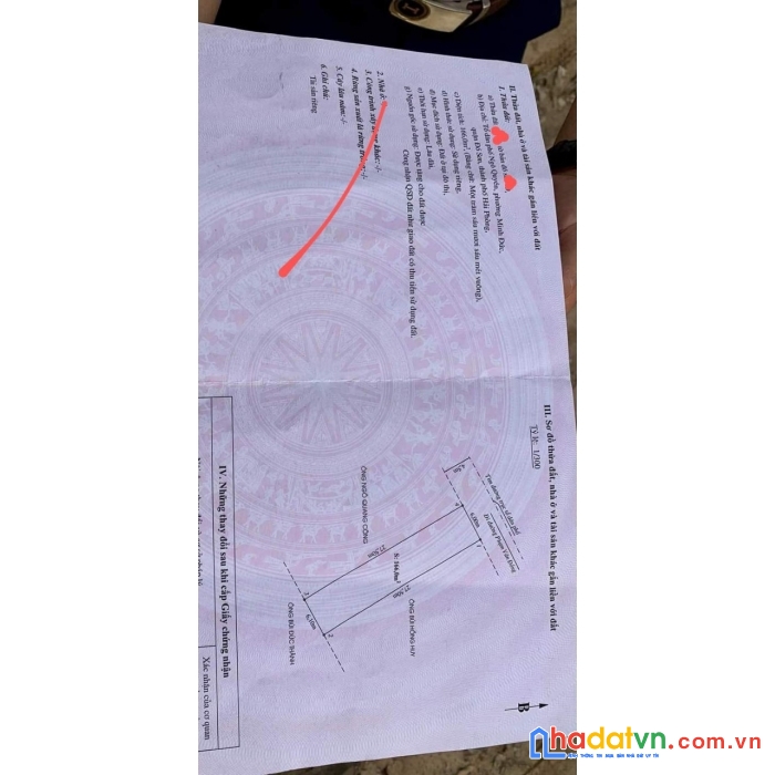 Mặt đường minh đức đồ sơn  hp  giá 23,5 tr .m