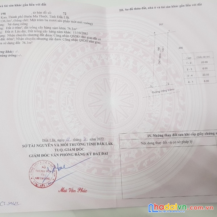 Sở hữu ngay lô đất vị trí đẹp - giá tốt tại hẻm cấp 1 ywang, thành phố buôn ma thuột