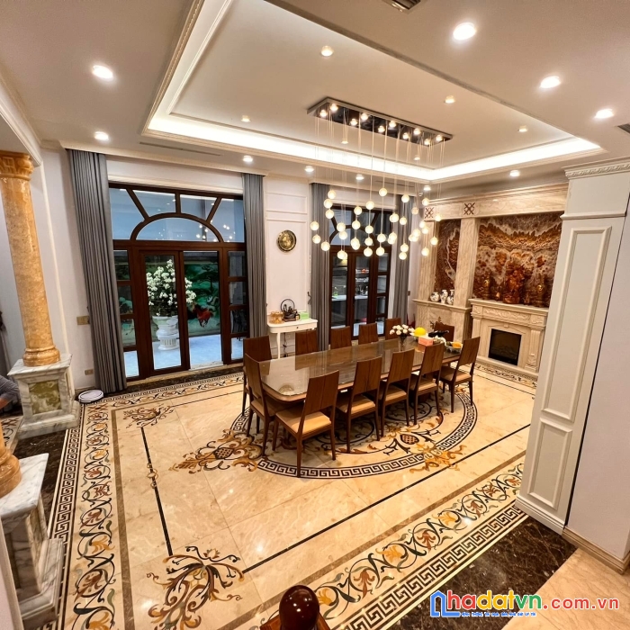 Bán biệt thự đẳng cấp kđt cầu bươu, thanh trì, 123m x 4t mt8.1m giá 17.8 tỷ: 0902083139