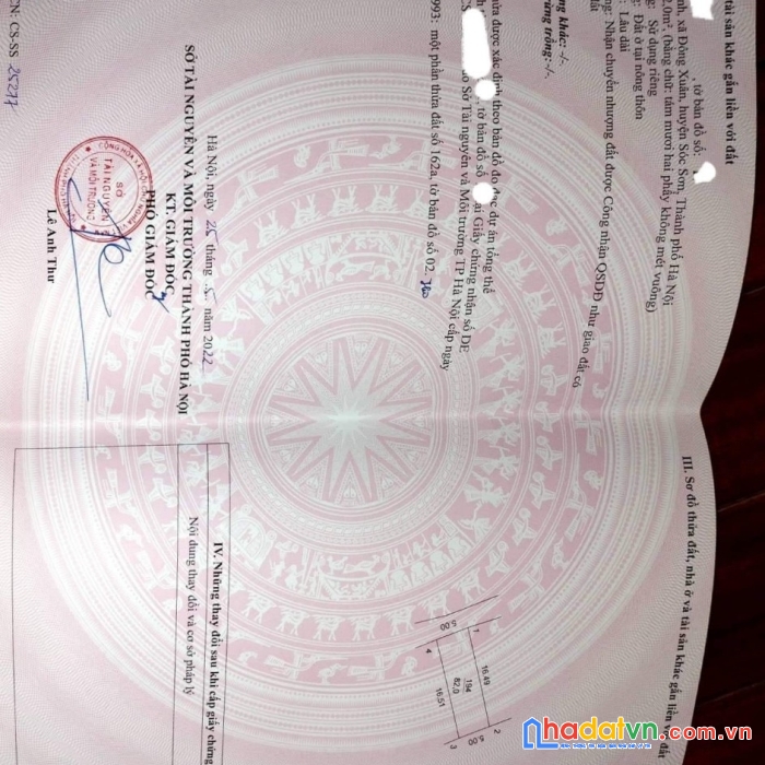 Bán 82m2 thôn đình, đông xuân, sóc sơn. giá chỉ hơn 1 t.y.?