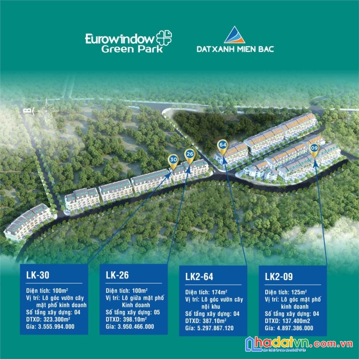 Độc quyền: căn góc shophouse, liền kề 4 tầng giá đất chỉ 14tr/m2 có sổ đỏ lâu dài tại trung tâm