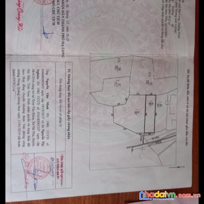 Chính chủ cần tiền bán nhanh căn nhà đất tại ngõ 7a đường bãi muối  - tổ 72 khu 8 – phường cao