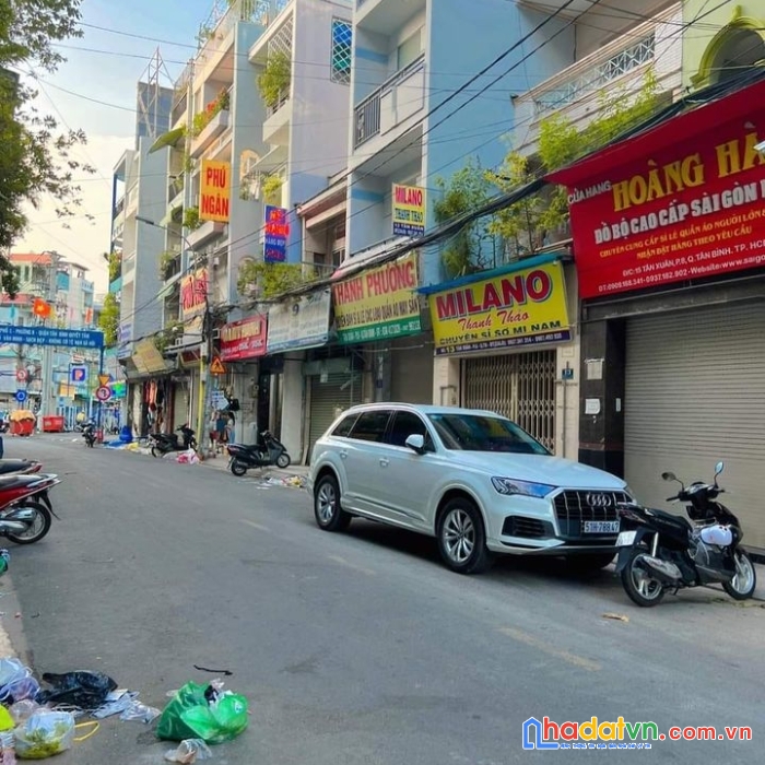 Nhà mặt tiền , tân xuân, tân bình,  ngang 4.3 x 22, nhỉnh 20 tỷ.