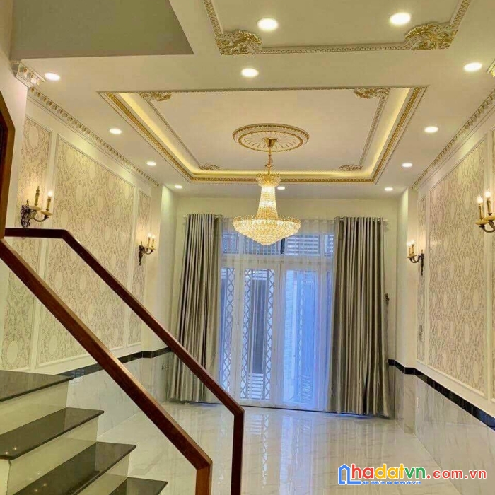 Nhà mới 4 tầng, hẻm xe hơi, phường  linh đông - thủ đức, dt 55 m2, chỉ 6.7 tỷ