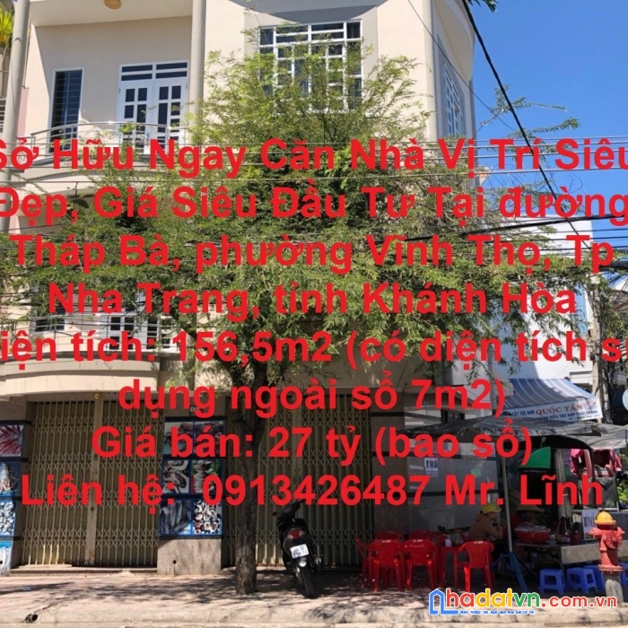 Sở hữu ngay căn nhà vị trí siêu đẹp, giá siêu đầu tư tại tp nha trang