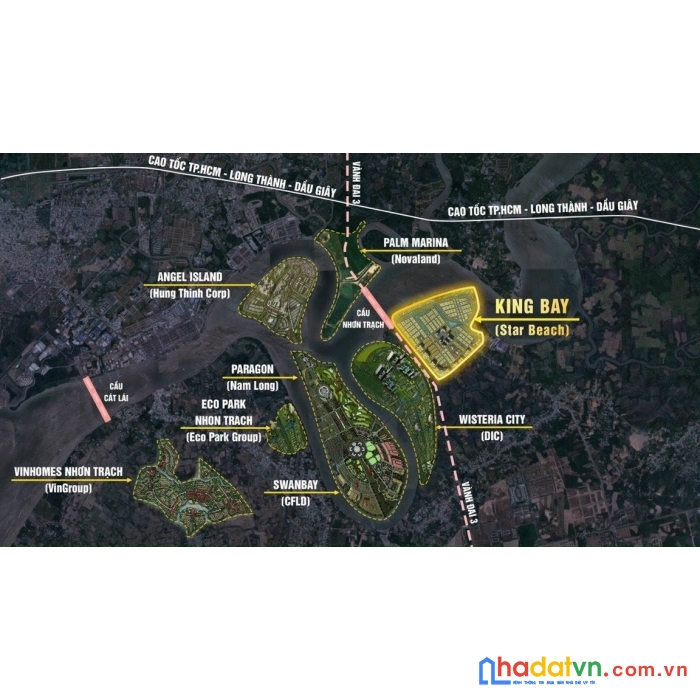 Mở bán khu đô thị long tân 1200 ha – mặt tiền vành đai 3 – 3 mặt sông sài gòn