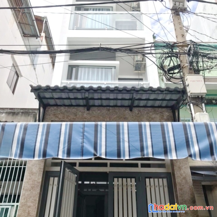 Nhà 4 tầng trong lồng chợ nguyễn chế nghĩa phường 12 quận 8