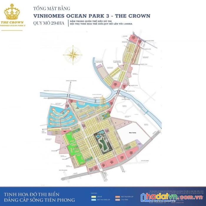 Bán biệt thự liền kề dự án vinhomes ocean park 3 - the crown 0909858789