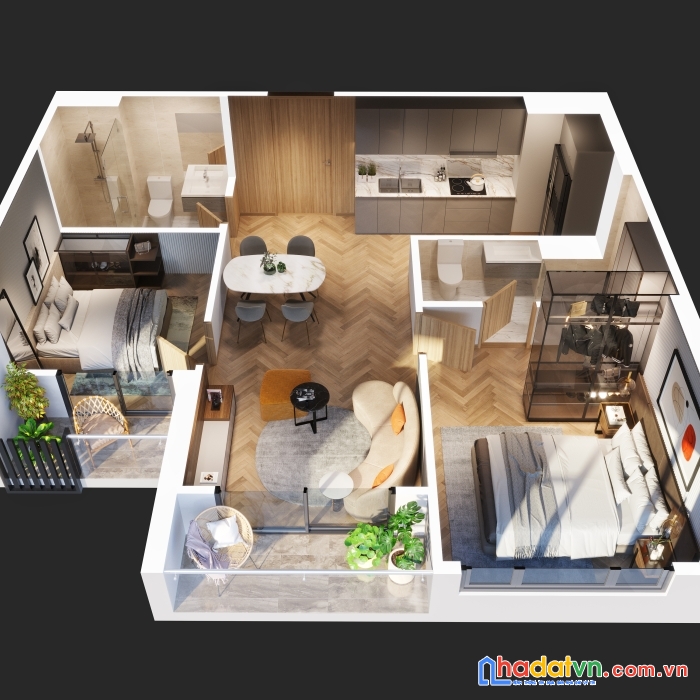 Chủ đầu tư bàn giao căn hộ cao cấp materi 2pn tại vinhomes ocean park