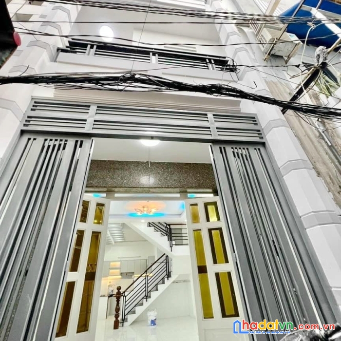 Nhà mới xây hẻm 154 âu dương lân p3q8. trệt,lầu,sân thượng. giá 4,75 tỷ tl