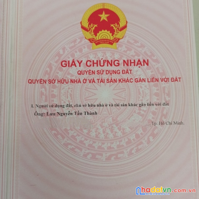 Chính chủ cần bán nhà gần chợ tại phường bình trị đông a