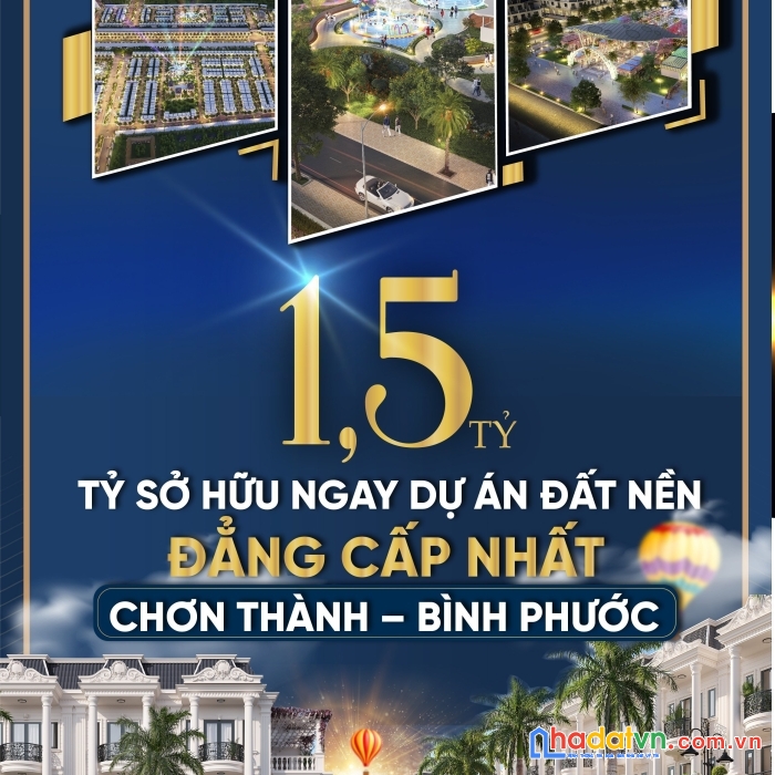 Bán đất dự án phúc hưng golden - vị trí đắc địa thị xã chơn thành